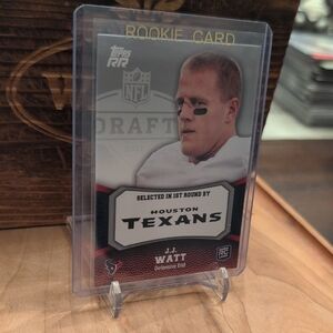 2011 Topps Rising Rookies J.J. Watt Rookie Card Texans Cardinals 2026 HOF?